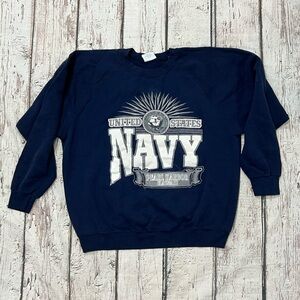 Vintage 1980s United States Navy Pearl Harbor Hawaii 80s Crewneck Sweatshirt